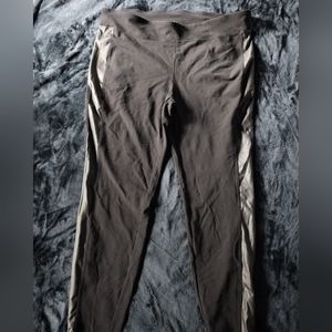 Forever 21 Black Faux Leather Trim Leggings Plus 3XL